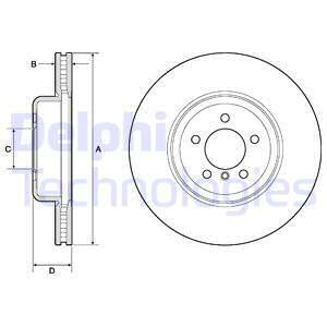 Tarcza hamulcowa BG9158C DELPHI