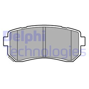 Klocki hamulcowe - komplet LP3576 DELPHI