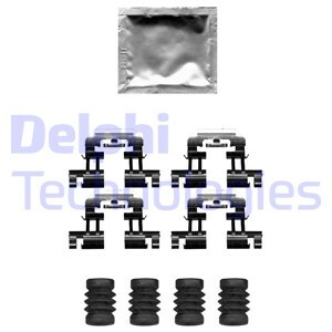 Zestaw akcesoriów, klocki hamulcowe LX0677 DELPHI